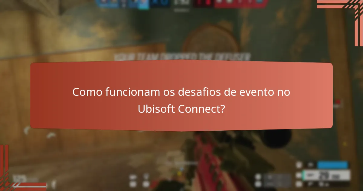 Como funcionam os desafios de evento no Ubisoft Connect?